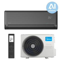 Midea sieninis šilumos siurblys oras-oras Solstice EZ, 2.6/2.9 kW, pilkos spalvos Midea sieninis šilumos siurblys oras-oras Solstice EZ, 2.6/2.9 kW, pilkos spalvos